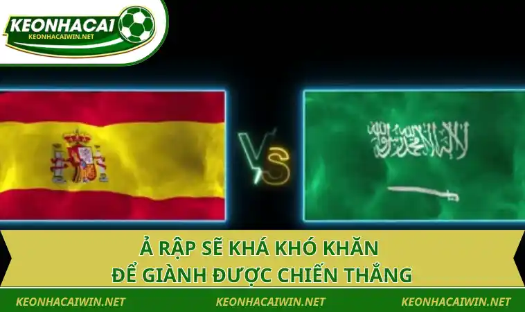 Ả Rập sẽ khá khó khăn để giành được chiến thắng
