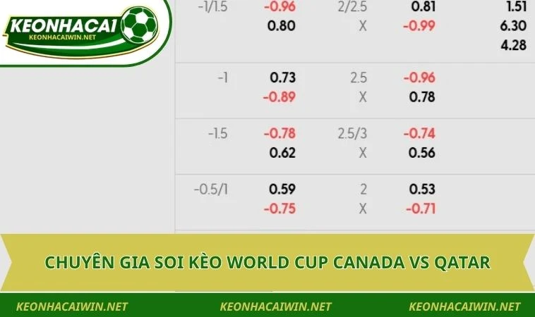 chuyen gia soi keo world cup canada vs qatar Chuyên gia soi kèo World Cup Canada vs Qatar