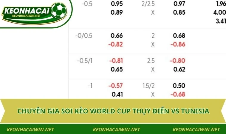 chuyen gia soi keo world cup thuy dien vs tunisia Chuyên gia soi kèo World Cup Thụy Điển vs Tunisia