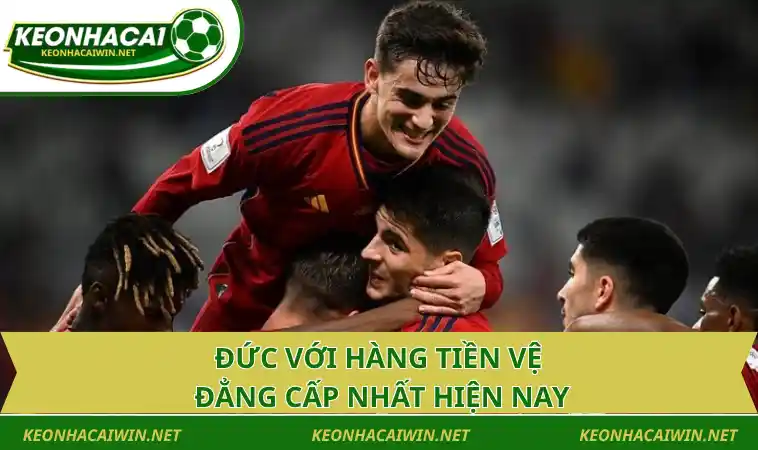 Đức với hàng tiền vệ đẳng cấp nhất hiện nay