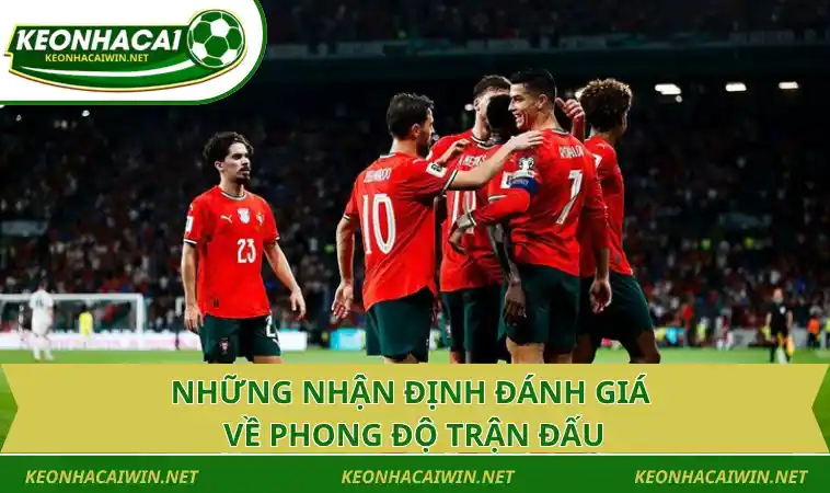 nhung nhan dinh danh gia ve phong do tran dau Những nhận định đánh giá về phong độ trận đấu